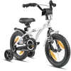 PROMETHEUS BICYCLES ® Kinderfiets 14" In Wit & Zwart Vanaf 3 Jaar Met Zijwieltjes -Kinder Avontuur Verkoop prometheus bicycles kinderfiets 14 in wit amp zwart vanaf 3 jaar met zijwieltjes a311940
