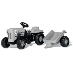 ROLLY TOYS Rollykid Little Grey Fergie Mit RollyKid Trailer 014941