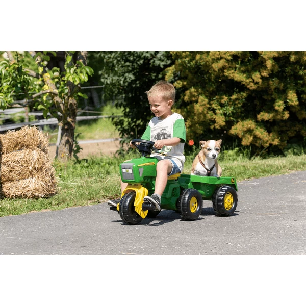 ROLLY TOYS RollyTrac John Deere Met RollyKid Trailer En RollySoundwheel 052769 4 ROLLY TOYS RollyTrac John Deere Met RollyKid Trailer En RollySoundwheel 052769 - Afbeelding 2