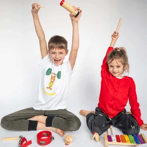 Schmetterline 16-delige Houten Ritmeset - RAINBOW 4 Schmetterline 16-delige Houten Ritmeset - RAINBOW - Afbeelding 2