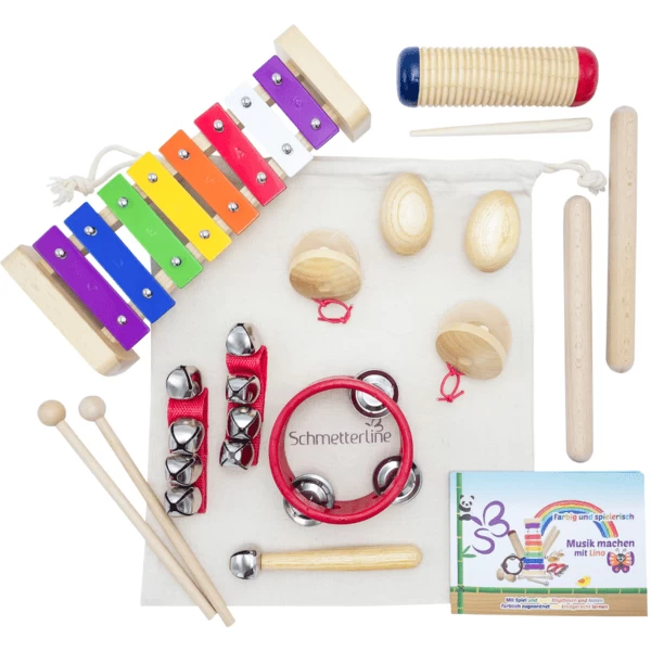 Schmetterline 16-delige Houten Ritmeset - RAINBOW 7 Schmetterline 16-delige Houten Ritmeset - RAINBOW - Afbeelding 5