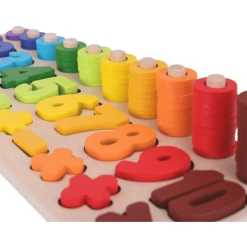 Schmetterline Houten Cijferpuzzel - RAINBOW NUMBER WORLD -Kinder Avontuur Verkoop schmetterline houten cijferpuzzel rainbow number world a371172 3