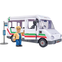 Simba Brandweerman Sam - Trevor's Bus Met Figuur