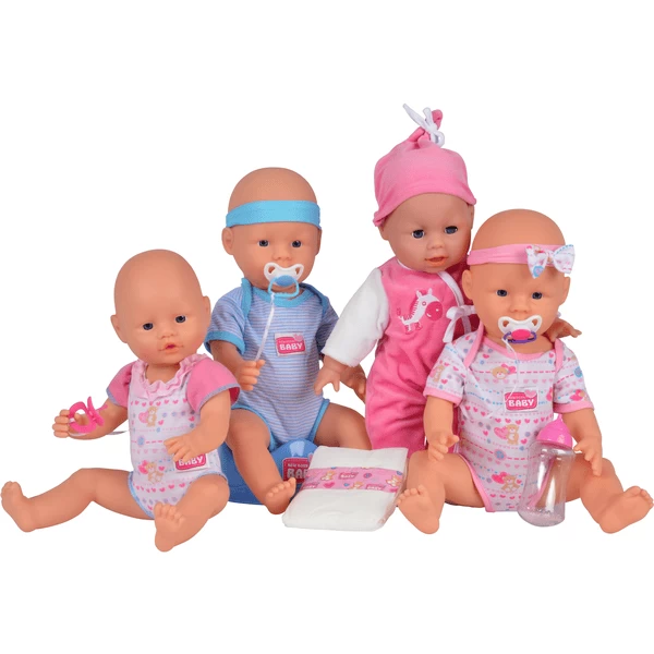 SIMBA New Born Baby Babypop Jongetje 43 Cm 6 SIMBA New Born Baby Babypop Jongetje 43 Cm - Afbeelding 4