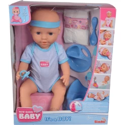 SIMBA New Born Baby Babypop Jongetje 43 Cm 11 SIMBA New Born Baby Babypop Jongetje 43 Cm -Kinder Avontuur Verkoop simba new born baby babypop jongetje 43 cm a280823 4