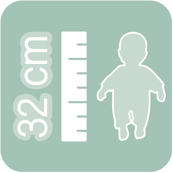 Smoby Baby Nurse Knuffelpop, 32 Cm 5 Smoby Baby Nurse Knuffelpop, 32 Cm - Afbeelding 3