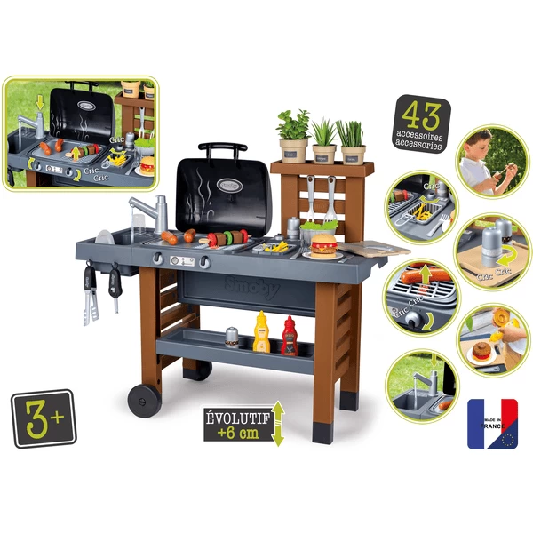 Smoby Outdoor Tuin Keuken 4 Smoby Outdoor Tuin Keuken - Afbeelding 2