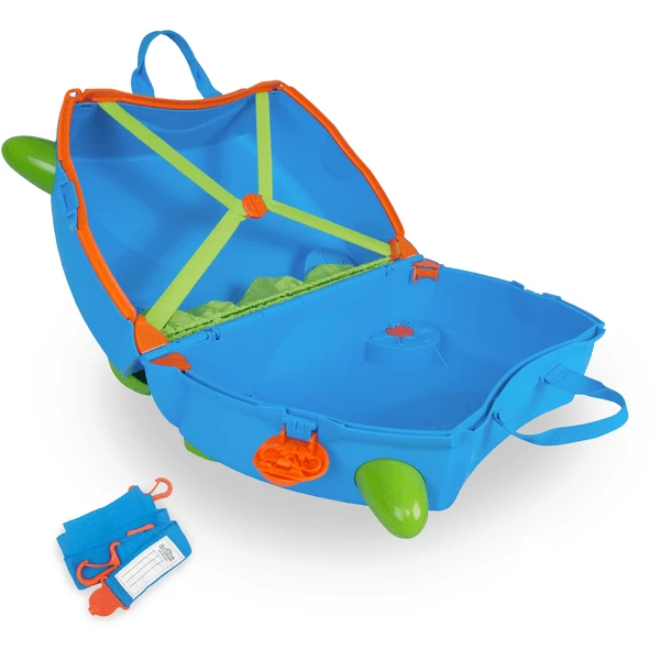 Trunki Kinderkoffer - Terrance, Blauw 5 Trunki Kinderkoffer - Terrance, Blauw - Afbeelding 3