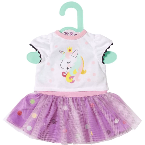 Zapf Creation Dolly Moda Eenhoorn Shirt Met Tutu, 36cm 5 Zapf Creation Dolly Moda Eenhoorn Shirt Met Tutu, 36cm - Afbeelding 3