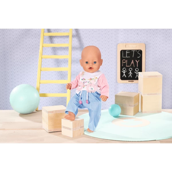 Zapf Creation Dolly Moda Shirt + Broek Fiets 43cm 5 Zapf Creation Dolly Moda Shirt + Broek Fiets 43cm - Afbeelding 3